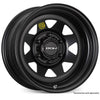ROH Steel Wheels BLACK TRAK Matt Black