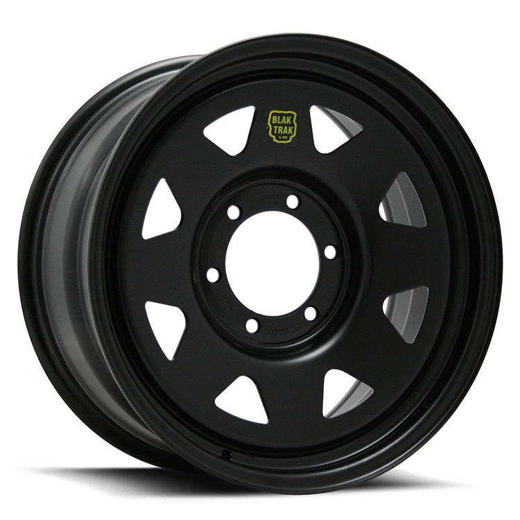 Load image into Gallery viewer, ROH Steel Wheels BLACK TRAK Matt Black