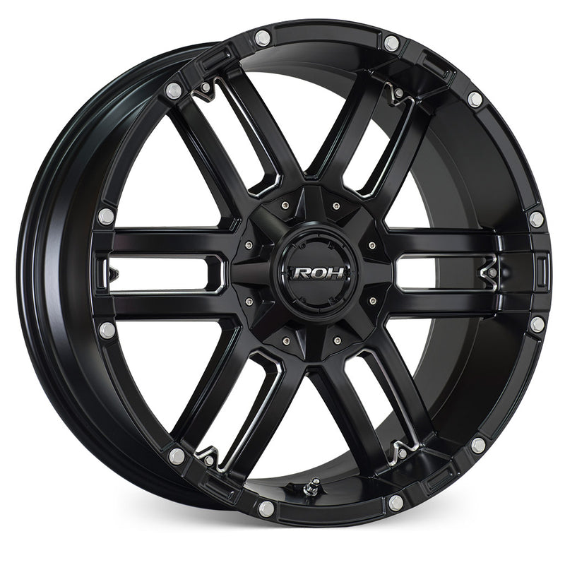 Load image into Gallery viewer, ROH Alloy Wheels PATRIOT Matt Black