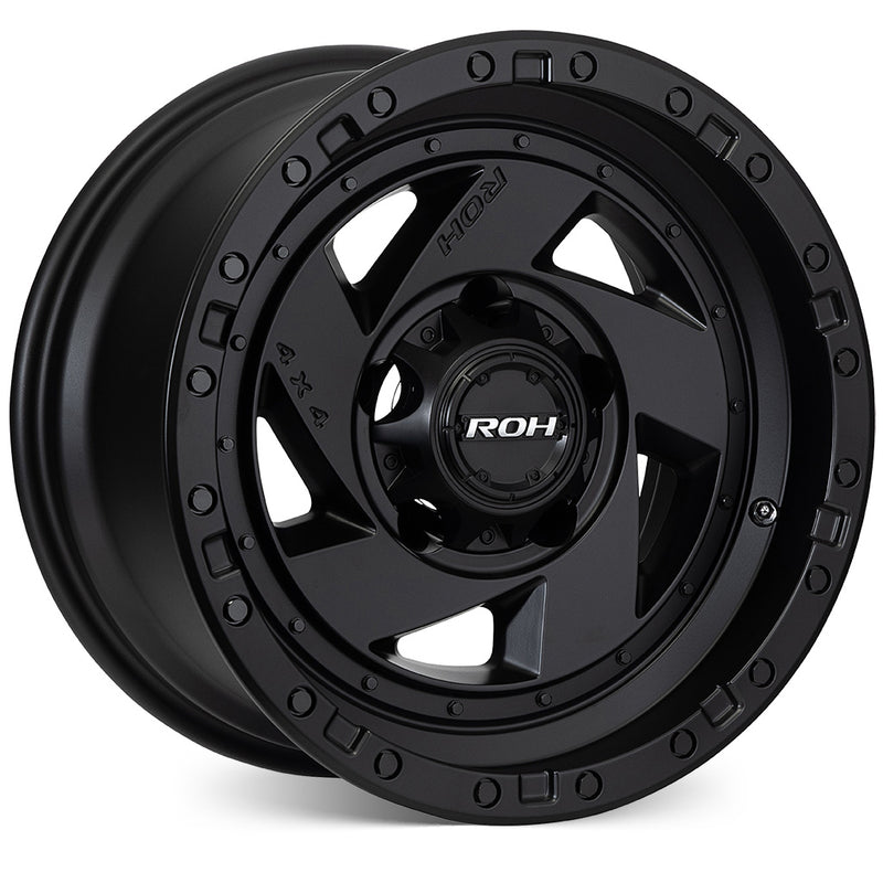 Load image into Gallery viewer, ROH Alloy Wheels VULCAN Matt Black