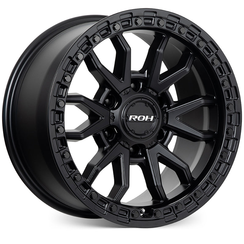 Load image into Gallery viewer, ROH Alloy Wheels RAID Matt Black