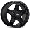 ROH Alloy Wheels ROCK 5 Matt Black