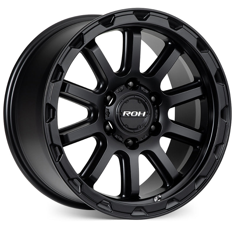 Load image into Gallery viewer, ROH Alloy Wheels ONYX Matt Black