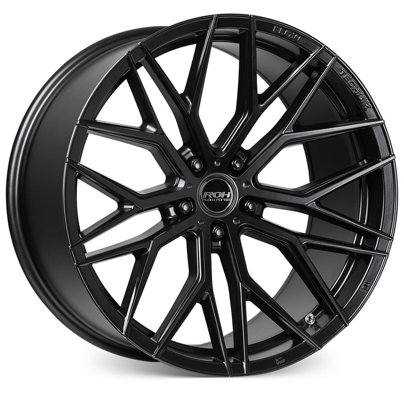 Load image into Gallery viewer, ROH Alloy Wheels RF4 Matt Black