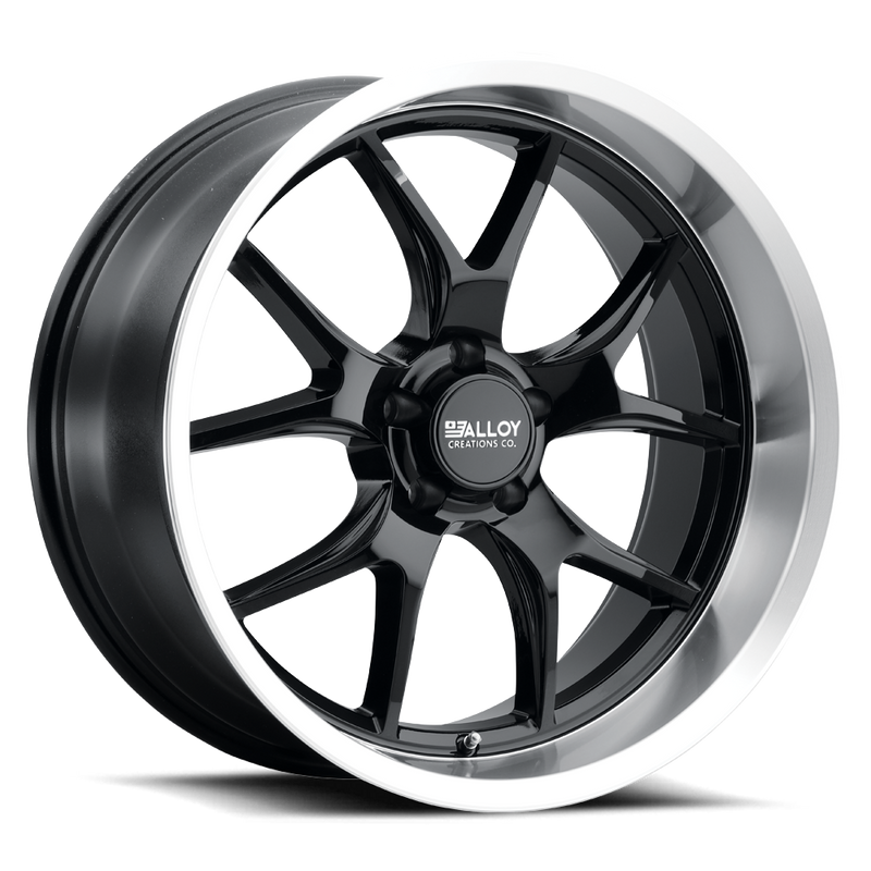 Load image into Gallery viewer, Alloy Creations AC525 Gloss Black w/Machined Lip