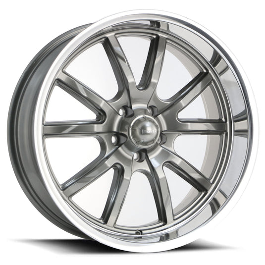 Ridler Wheels R650 Grey w/Polished Lip