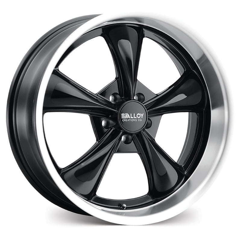 Load image into Gallery viewer, Alloy Creations AC505 Gloss Black w/Machined Lip