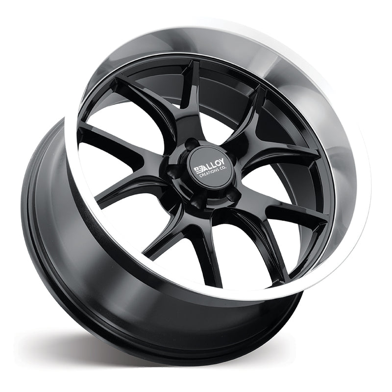 Load image into Gallery viewer, Alloy Creations AC525 Gloss Black w/Machined Lip