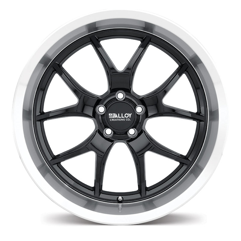 Load image into Gallery viewer, Alloy Creations AC525 Gloss Black w/Machined Lip