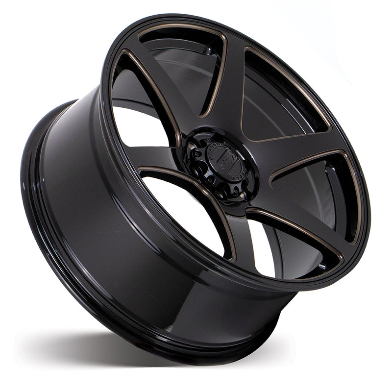 Load image into Gallery viewer, BGW CARTEL Gloss Black w/Tinted Milled Spokes