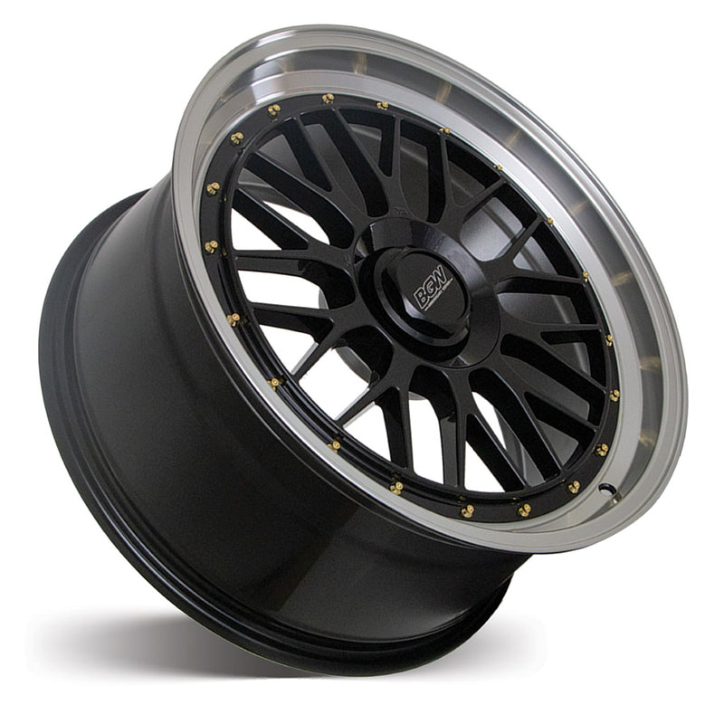 Load image into Gallery viewer, BGW EURO MESH Gloss Black w/Machined Lip