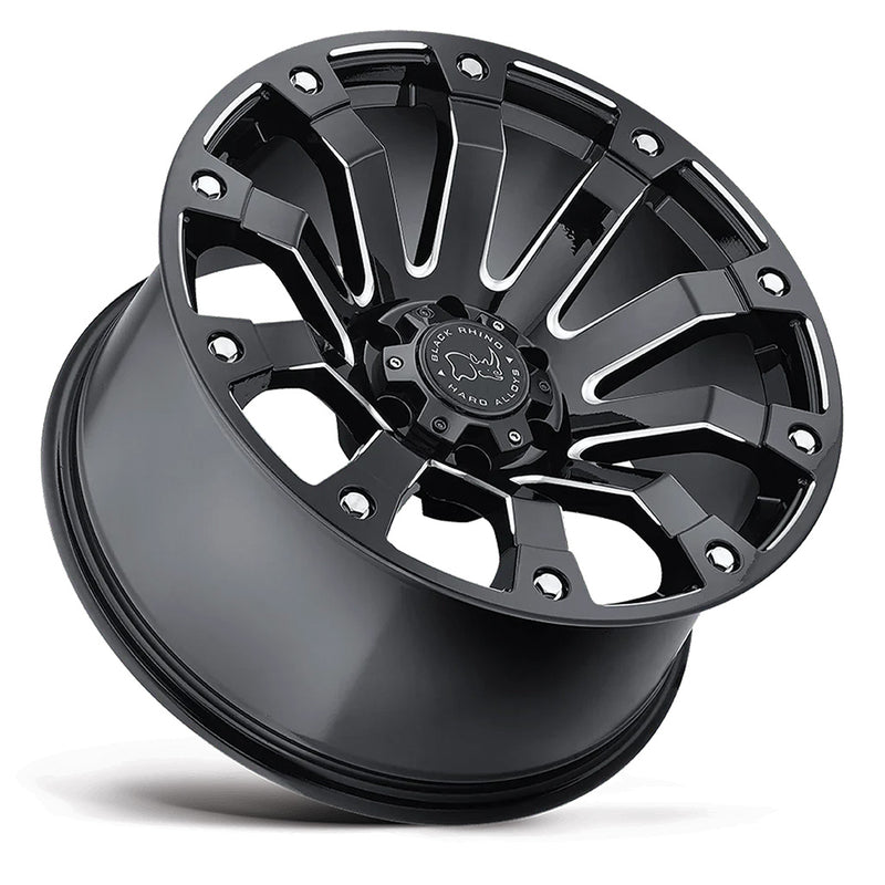 Load image into Gallery viewer, Black Rhino Wheels SELKIRK Gloss Black w/Milled Spokes