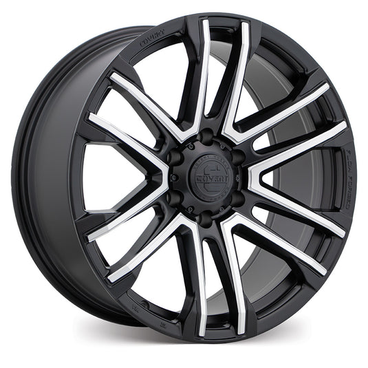 Covert Wheels RV4 Satin Black w/Machined Face