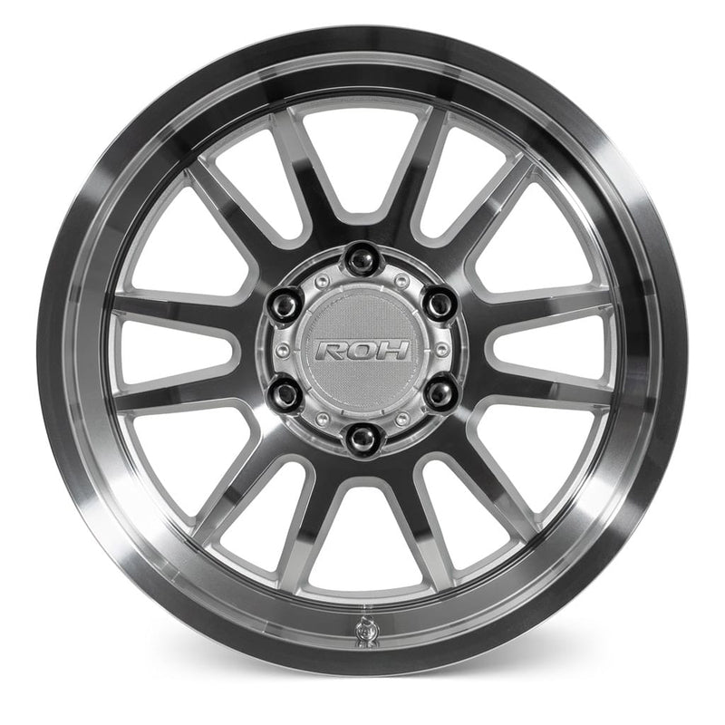 Load image into Gallery viewer, ROH Alloy Wheels ARC Silver w/Machined Face