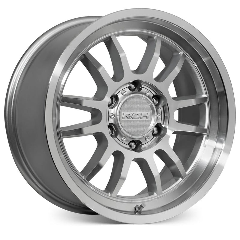 Load image into Gallery viewer, ROH Alloy Wheels ARC Silver w/Machined Face