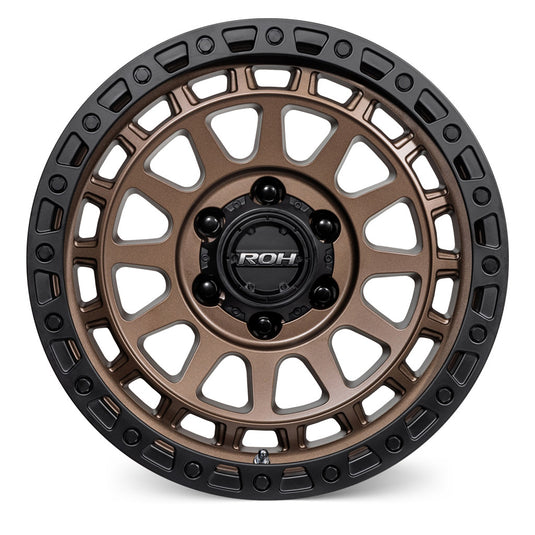 ROH Alloy Wheels ASSAULT Matt Bronze w/Matt Black Lip