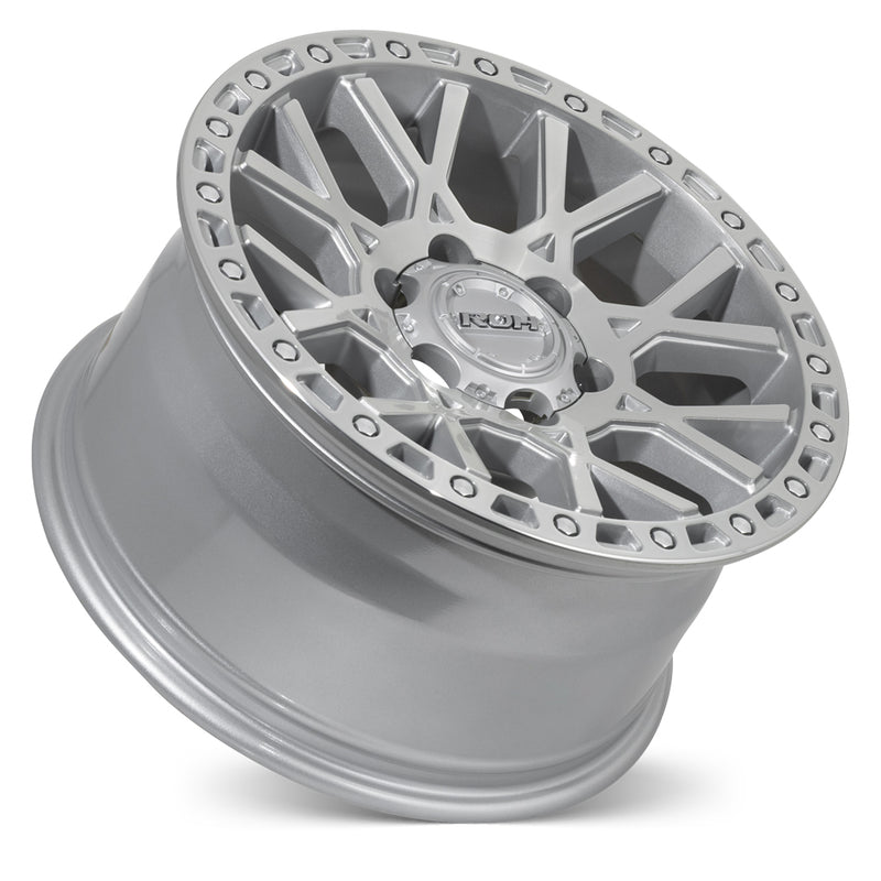 Load image into Gallery viewer, ROH Alloy Wheels CRAWLER Silver w/Machined Face