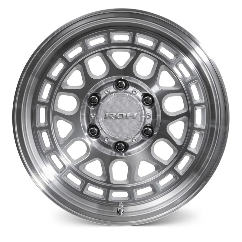 Load image into Gallery viewer, ROH Alloy Wheels LOTUS Silver w/Machined Face
