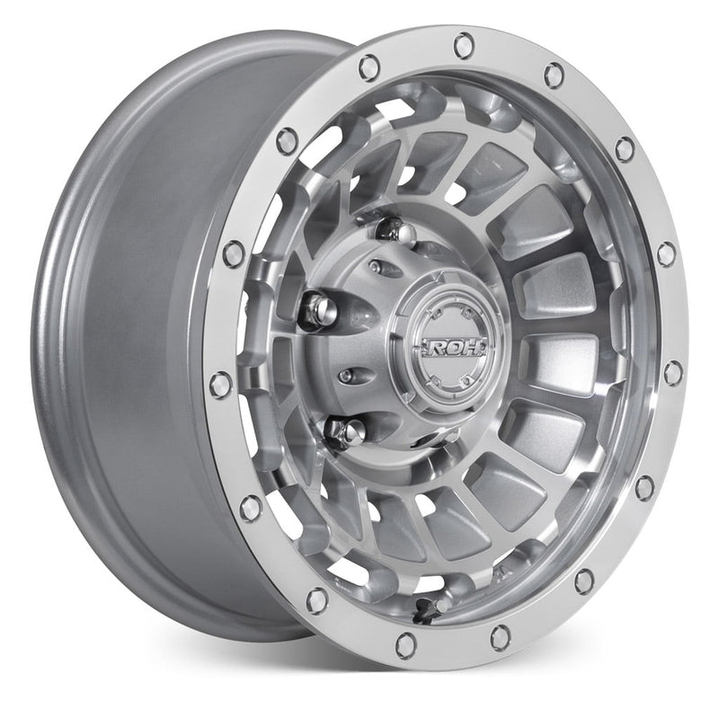 Load image into Gallery viewer, ROH Alloy Wheels ONE TWENTY Silver w/Machined Face