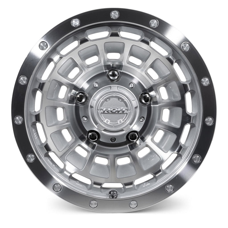 Load image into Gallery viewer, ROH Alloy Wheels ONE TWENTY Silver w/Machined Face