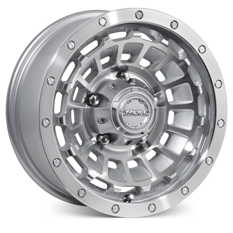 Load image into Gallery viewer, ROH Alloy Wheels ONE TWENTY Silver w/Machined Face