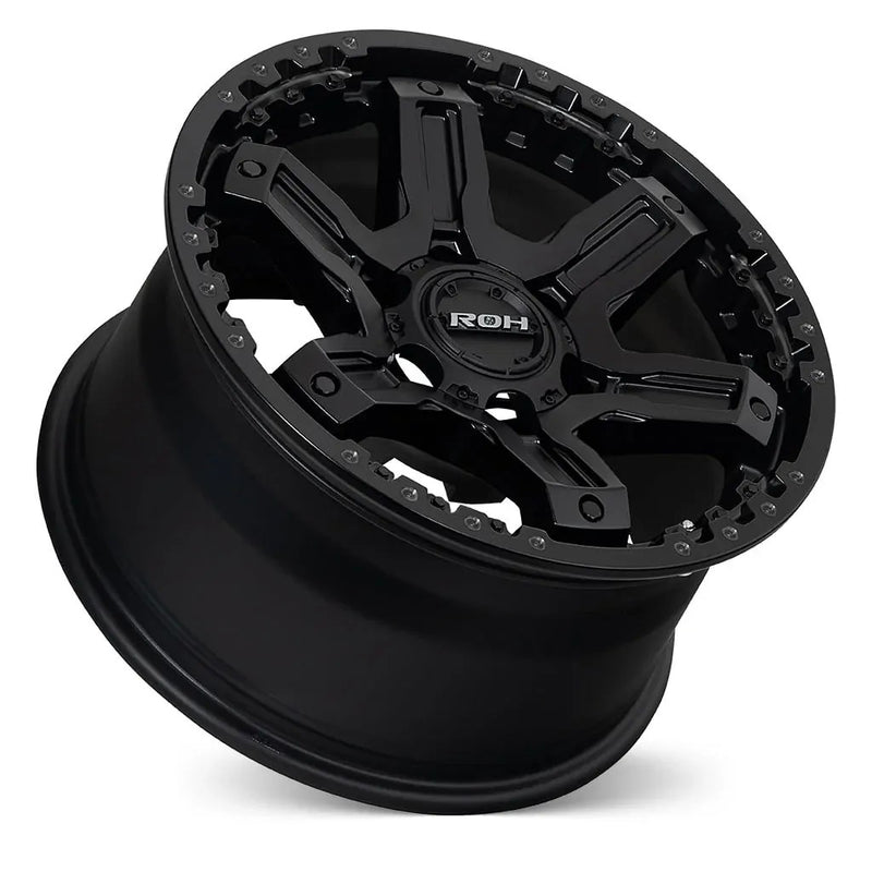 Load image into Gallery viewer, ROH Alloy Wheels ROCK 6 Matt Black