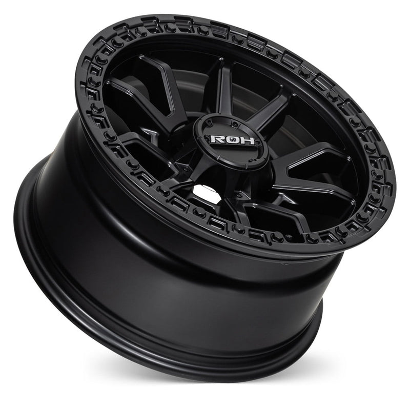 Load image into Gallery viewer, ROH Alloy Wheels RAID 5 Matt Black