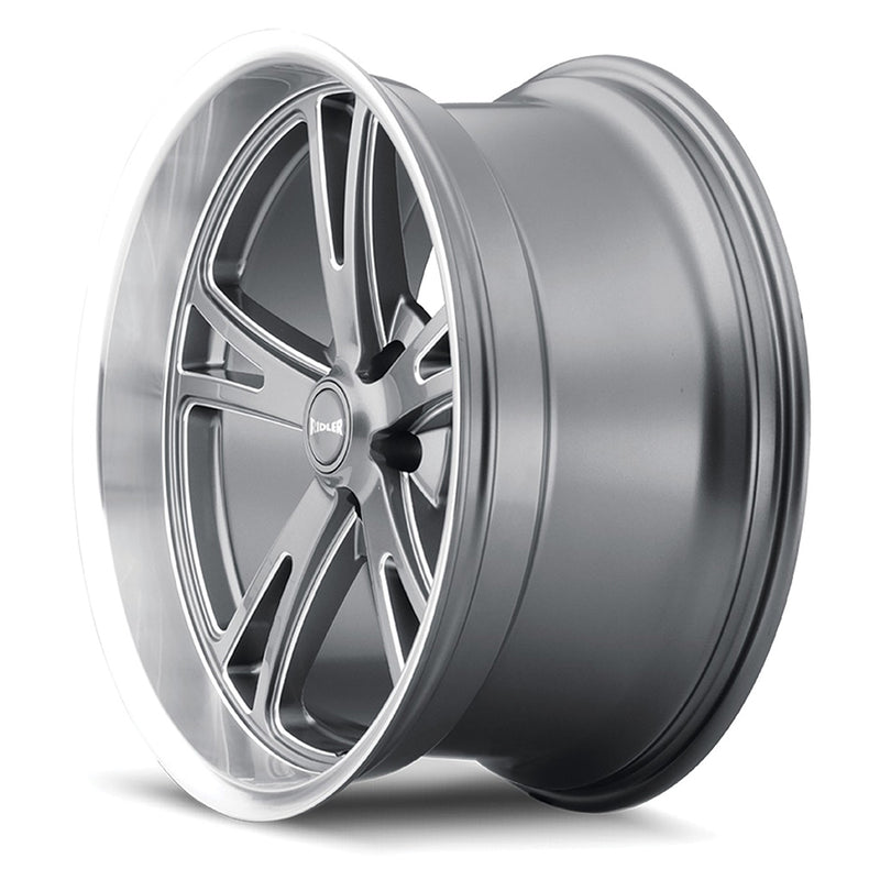 Load image into Gallery viewer, Ridler Wheels R606 Grey w/Milled Spokes & Diamond Lip