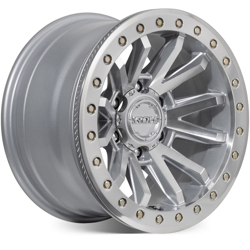 Load image into Gallery viewer, ROH Alloy Wheels ZULLO Silver w/Machined Face