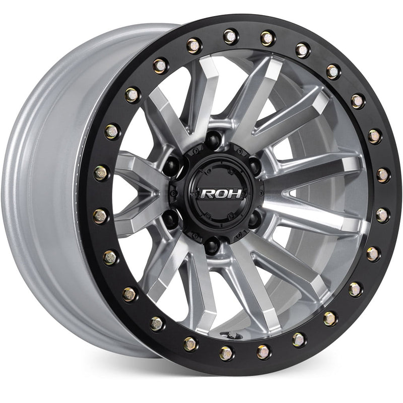 Load image into Gallery viewer, ROH Alloy Wheels ZULLO Silver w/Machined Face