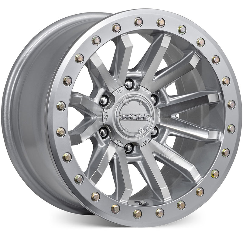 Load image into Gallery viewer, ROH Alloy Wheels ZULLO Silver w/Machined Face