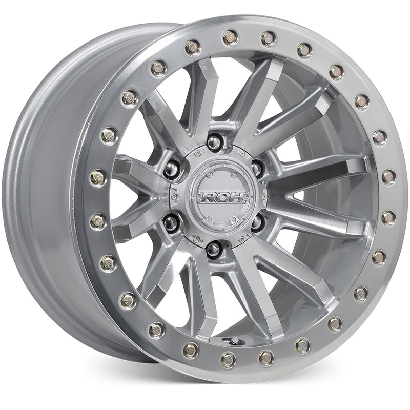 Load image into Gallery viewer, ROH Alloy Wheels ZULLO Silver w/Machined Face