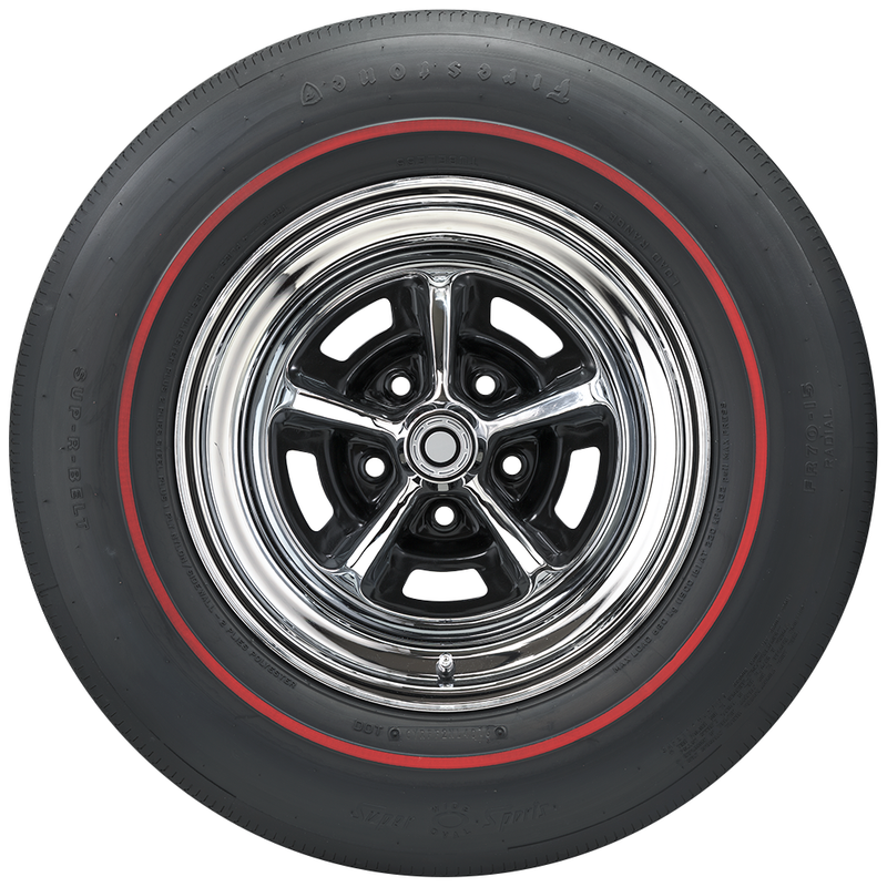 Load image into Gallery viewer, Firestone WIDE OVAL RADIAL REDLINE