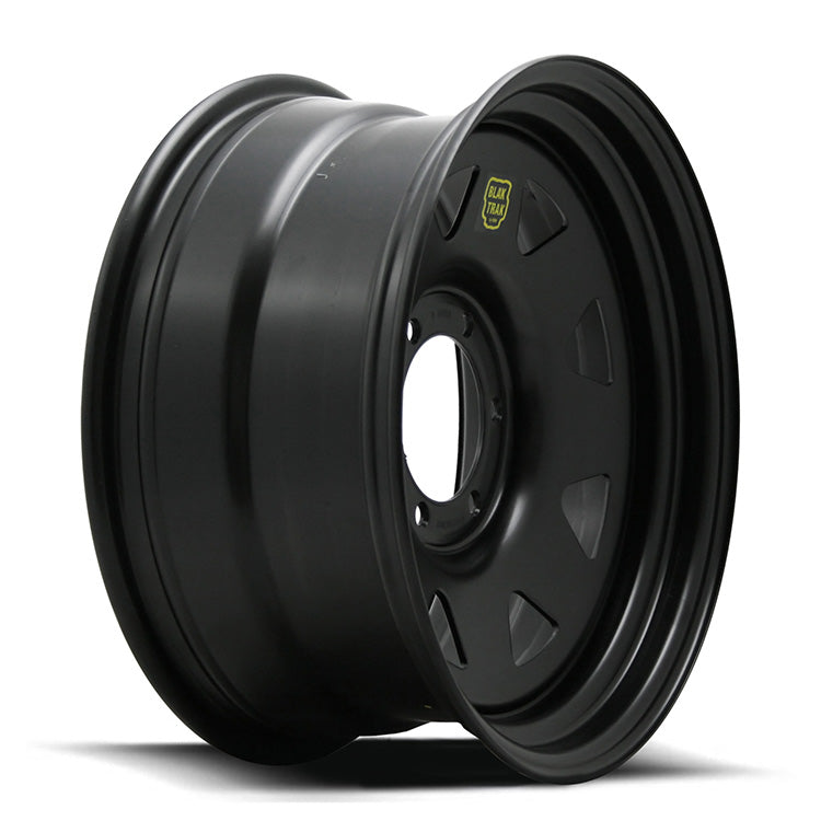 Load image into Gallery viewer, ROH Steel Wheels BLACK TRAK Matt Black