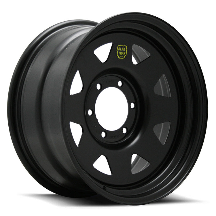 Load image into Gallery viewer, ROH Steel Wheels BLACK TRAK Matt Black