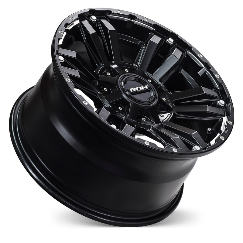 Load image into Gallery viewer, ROH Alloy Wheels VAPOUR Matt Black w/Machined Under Cut