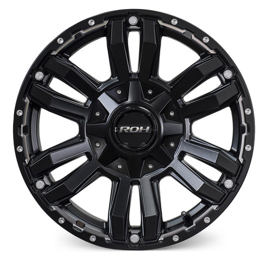 ROH Alloy Wheels VAPOUR Matt Black w/Machined Under Cut
