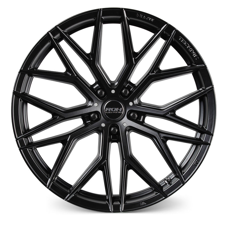 Load image into Gallery viewer, ROH Alloy Wheels RF4 Matt Black