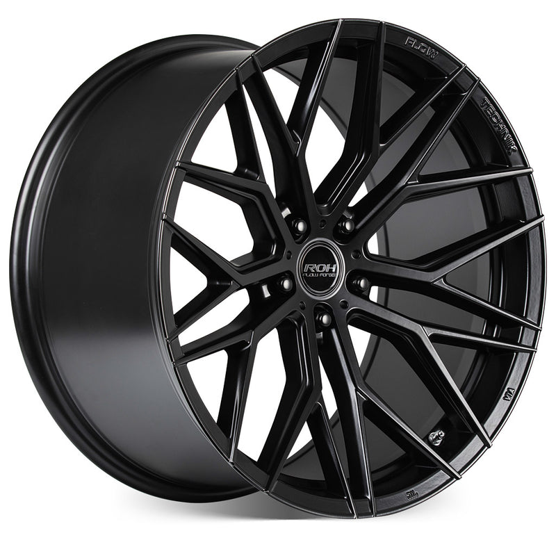 Load image into Gallery viewer, ROH Alloy Wheels RF4 Matt Black