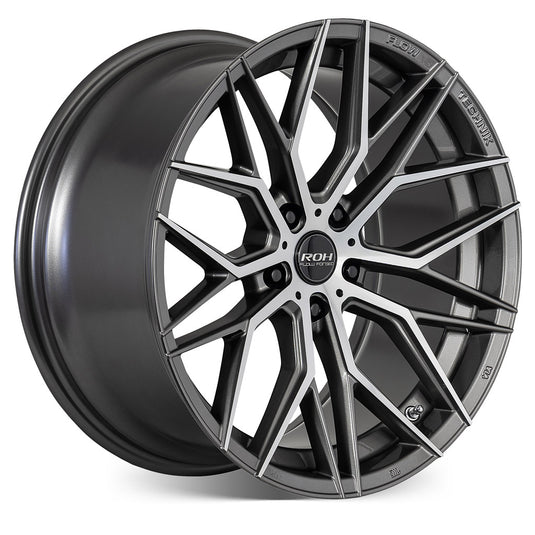 ROH Alloy Wheels RF4 Gunmetal w/Machined Face