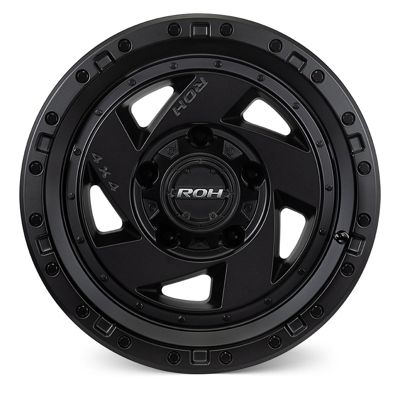 Load image into Gallery viewer, ROH Alloy Wheels VULCAN Matt Black