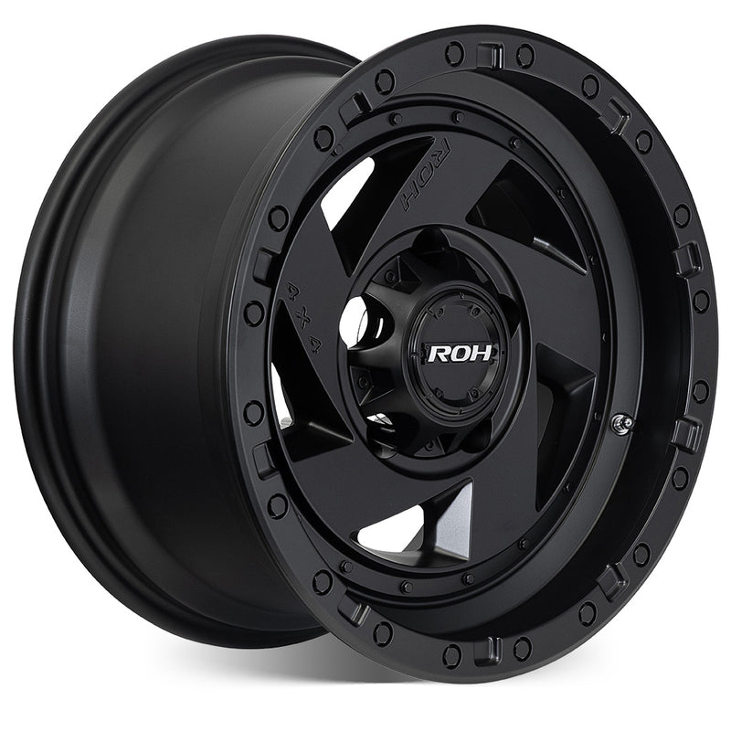 Load image into Gallery viewer, ROH Alloy Wheels VULCAN Matt Black