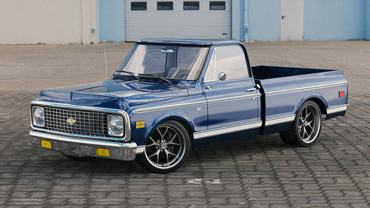 Chevrolet C10 fitted with Ridler R661 alloy wheels