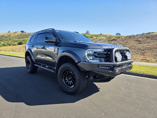 2023 Ford Everest on ROH Arc alloy wheels in Matte Black