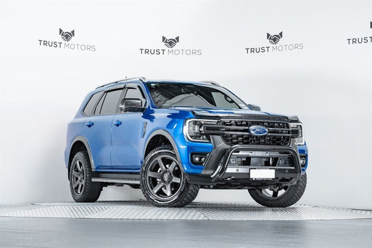 2025 Ford Everest fitted with BGW Beast alloy wheels in Gunmetal