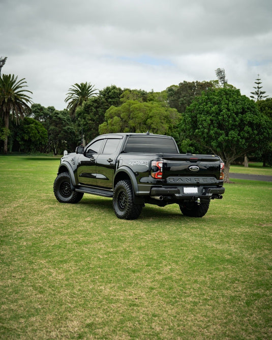 2023 Ford Ranger Raptor on ROH Assault alloy wheels in Matte Black