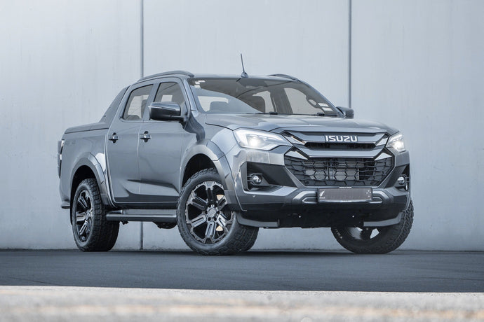 Isuzu D-Max X-TERRAIN (2024) on Black Rhino Wanaka with Tourador A/T Tyres