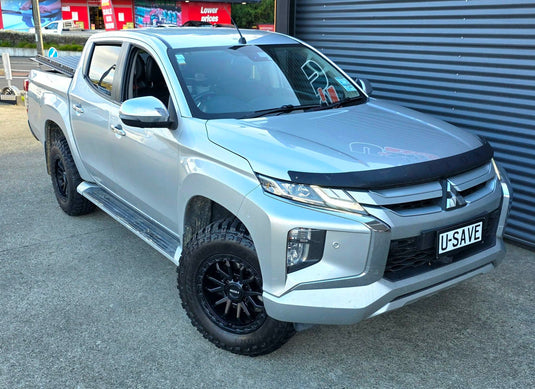 2018 Mitsubishi Triton on ROH Raid wheels in Matte Black 17x9 ET25
