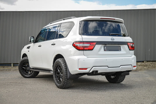 2026 Nissan Patrol on BGW Savaged alloy wheels in Gloss Black