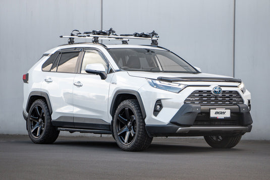 Toyota RAV4 2023 fitted with BGW Beast matte black alloy wheels
